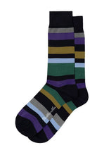 Load image into Gallery viewer, Pantherella Jackson Block Stripe Socks