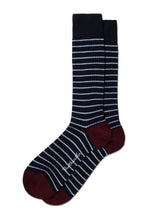 Load image into Gallery viewer, Pantherella Downe Fine Stripe Socks