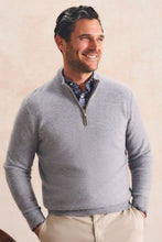 Load image into Gallery viewer, Johnnie-O Cashmere Quarter Zip Sweater