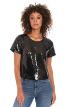 Load image into Gallery viewer, Muse Chelsea Sequin Tee
