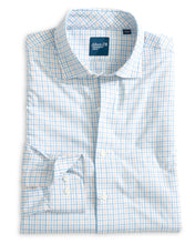 Load image into Gallery viewer, Johnnie-O Briney Performance Plaid Sport Shirt