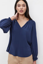 Load image into Gallery viewer, Velvet Azalea Rayon Challis Blouse