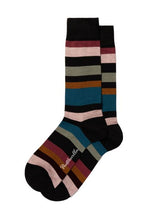 Load image into Gallery viewer, Pantherella Jackson Block Stripe Socks
