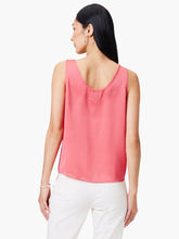 Load image into Gallery viewer, Nic + Zoe Satin Chiffon Scoop Tank
