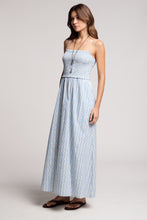 Load image into Gallery viewer, Velvet Senara Watercolor Stripe Smocked Dress
