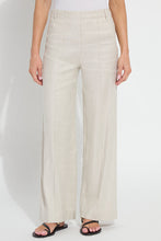 Load image into Gallery viewer, Lysse Gabriela Linen Hi Waist Pintuck Wide Leg Pant