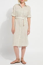 Load image into Gallery viewer, Lysse Juniper Linen Tunic Shirt Dress