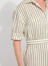 Load image into Gallery viewer, Lysse Juniper Linen Tunic Shirt Dress