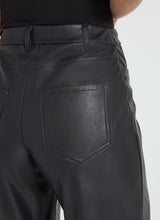 Load image into Gallery viewer, Lysse Wren Hi Waist Wide Leg Vegan Leather Pant
