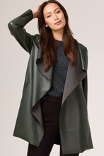 Load image into Gallery viewer, Nic + Zoe Faux Leather Lounge Around Jacket