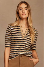 Load image into Gallery viewer, Nic + Zoe Angled Jacquard Sweater