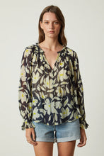 Load image into Gallery viewer, Velvet Floral Printed Miley Top
