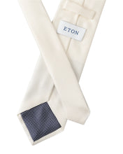Load image into Gallery viewer, Eton White Basketweave Tie