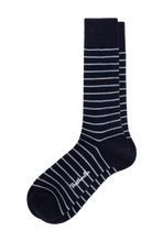 Load image into Gallery viewer, Pantherella Worthington Fine Stripe Socks