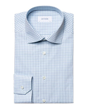 Load image into Gallery viewer, Eton Check Fine Pique Dress Shirt