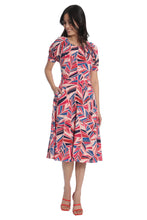 Load image into Gallery viewer, Maggie London Printed Geo Dress

