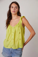Load image into Gallery viewer, Velvet Eyelet Coco Top