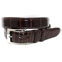 Load image into Gallery viewer, Torino Brown Alligator Belt