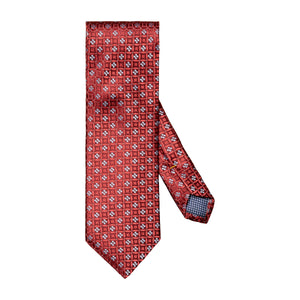 Eton Geometric Woven Silk Tie