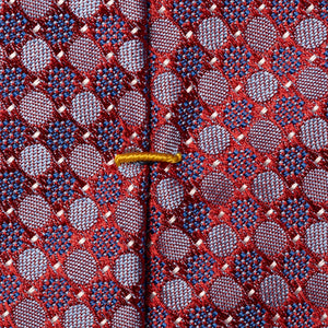 Eton Geometric Woven Silk Tie