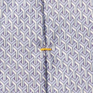 Eton Geometric Print Silk Tie