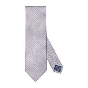 Eton Geometric Print Silk Tie