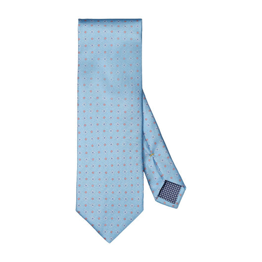 Eton Micro Floral Print Silk Tie