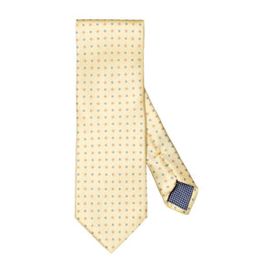 Eton Micro Floral Print Silk Tie