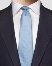 Load image into Gallery viewer, Eton Herringbone Woven Silk Tie
