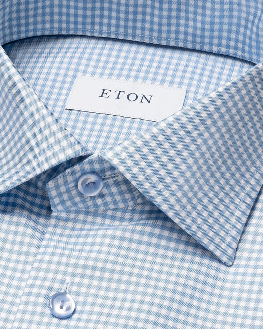 Eton Check Dress Shirt