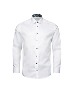 Eton Floral Effect Signature Twill Dress Shirt