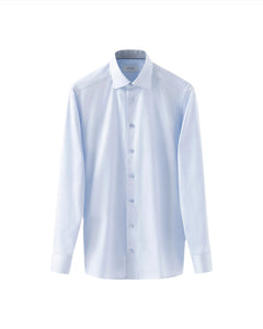 Eton Geometric Effect Signature Twill Dress Shirt