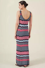 Load image into Gallery viewer, Velvet Valentina Zig Zag Stripe Dress
