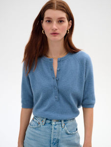 thistle-knit sleeve cashmere cardigan