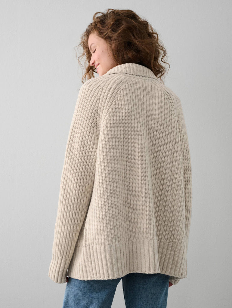 White 2025 warren cardigan