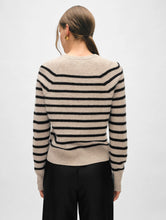 Load image into Gallery viewer, White + Warren Ribbed Button Henley Sweater
