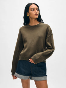 White + Warren Organic Cotton Sweatshirt