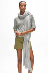 White + Warren Superfine Cashmere Blend Travel Wrap