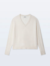 Load image into Gallery viewer, White + Warren Cashmere V Neck Sweater
