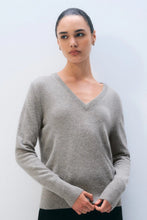 Load image into Gallery viewer, White &amp; Warren Cashmere V Neck Sweater
