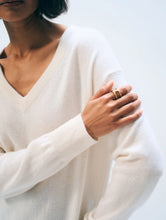 Load image into Gallery viewer, White + Warren Cashmere V Neck Sweater
