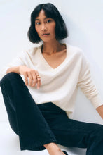 Load image into Gallery viewer, White + Warren Cashmere V Neck Sweater
