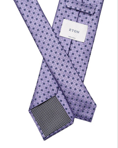 Eton Micro Floral Woven Silk Tie