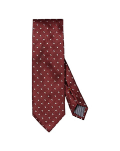 Eton Pin Dot Woven Silk Tie