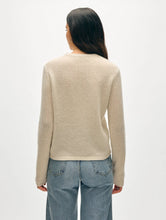 Load image into Gallery viewer, White &amp; Warren Cashmere Waffle Mesh Crew
