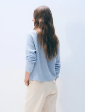 Load image into Gallery viewer, White &amp; Warren Cashmere Waffle Sweatshirt
