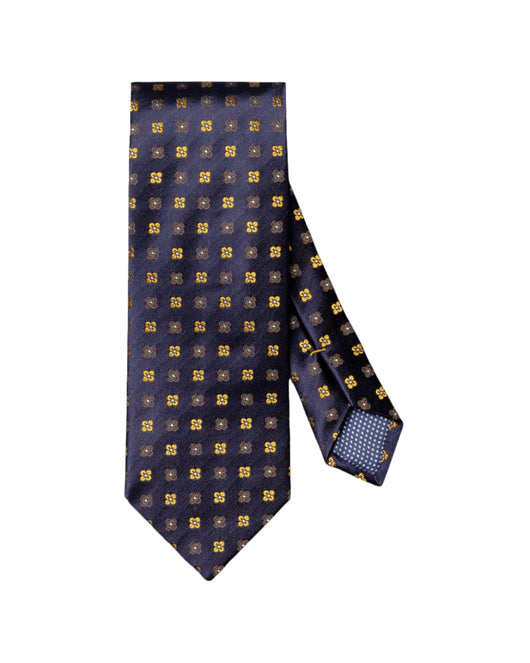 Eton Micro Floral Woven Silk Tie