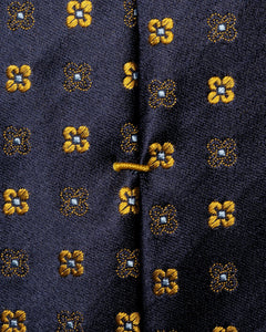 Eton Micro Floral Woven Silk Tie