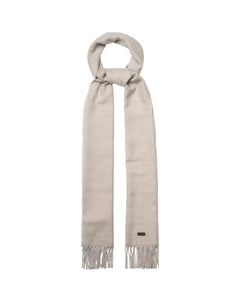 Eton PoW Check Merino Wool Scarf