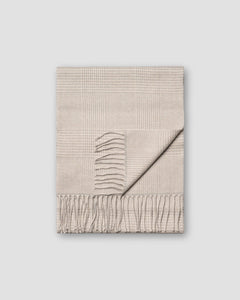 Eton PoW Check Merino Wool Scarf